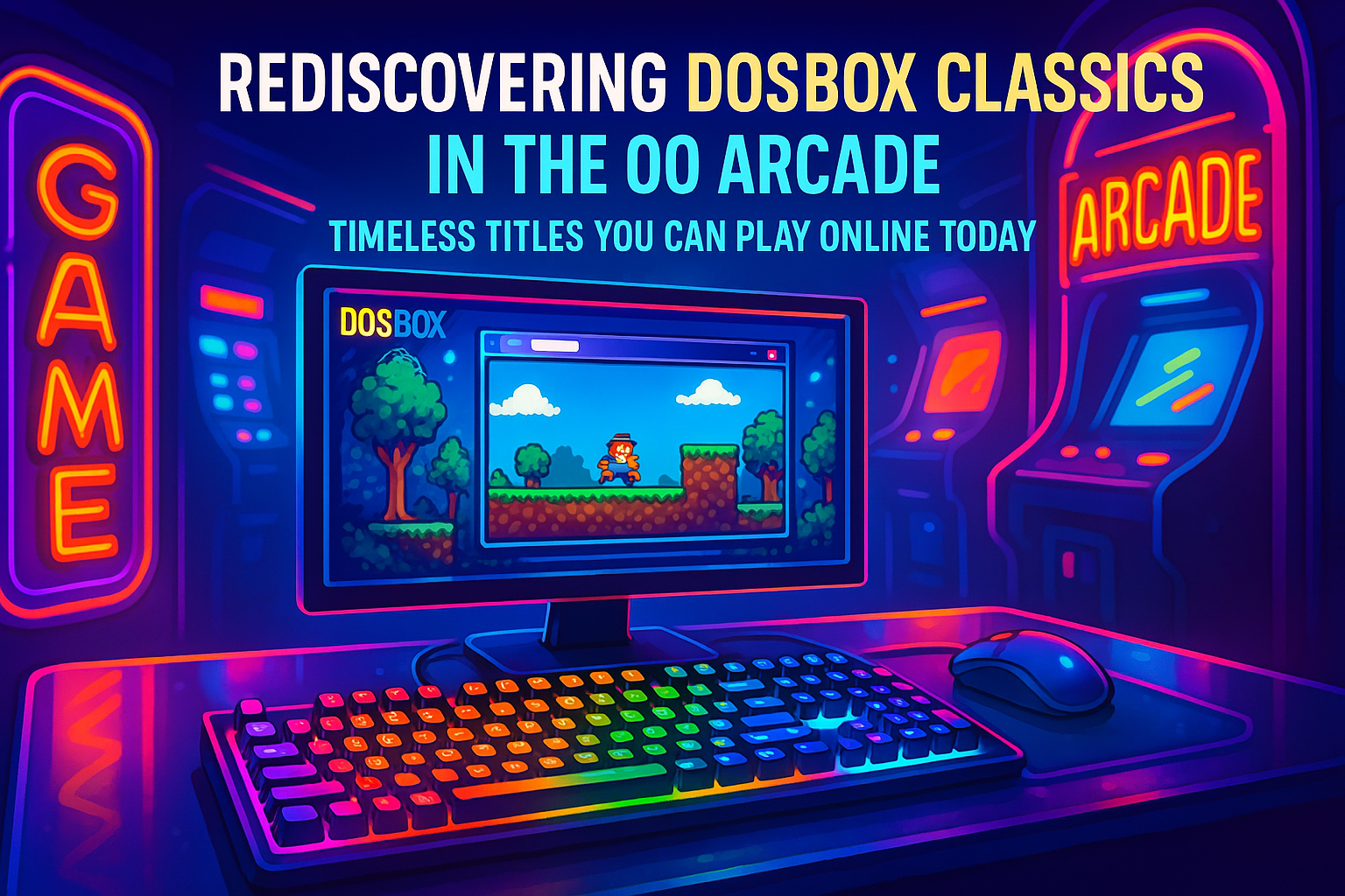 Rediscovering DOSBox Classics in the 00 Arcade: Timeless Titles You Can Play Online Today